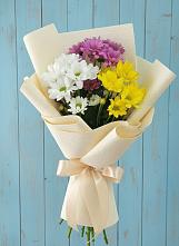 Букет цветов из:  Хризантемы в Авангард