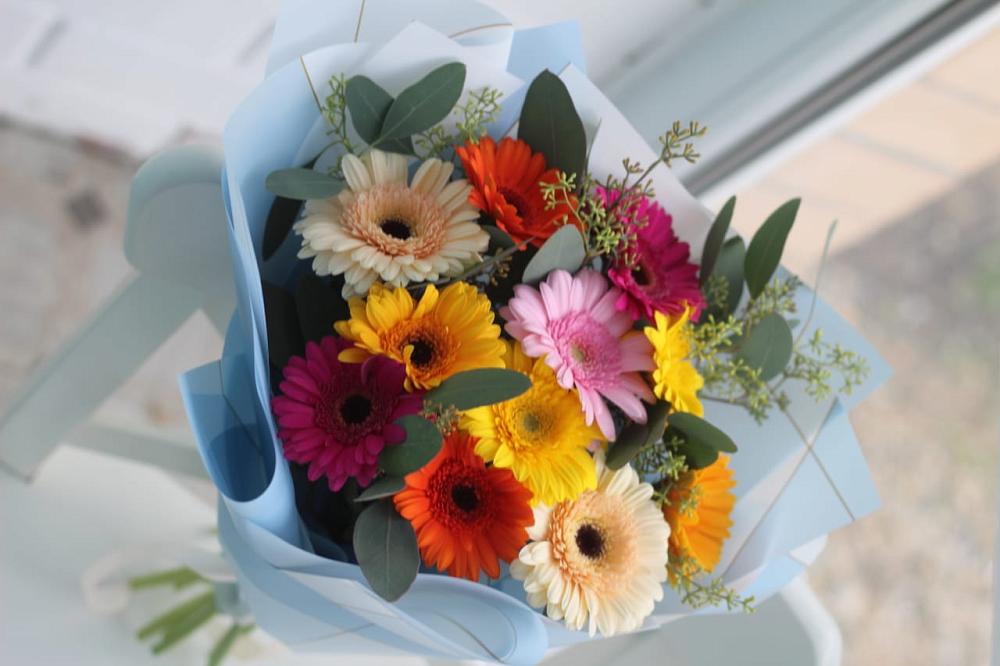 Букет цветов из: Герберы в Авангард