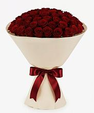 Букет 101 Бордовая роза Блэк Бакарра #REPLACE_PRED# Авангард