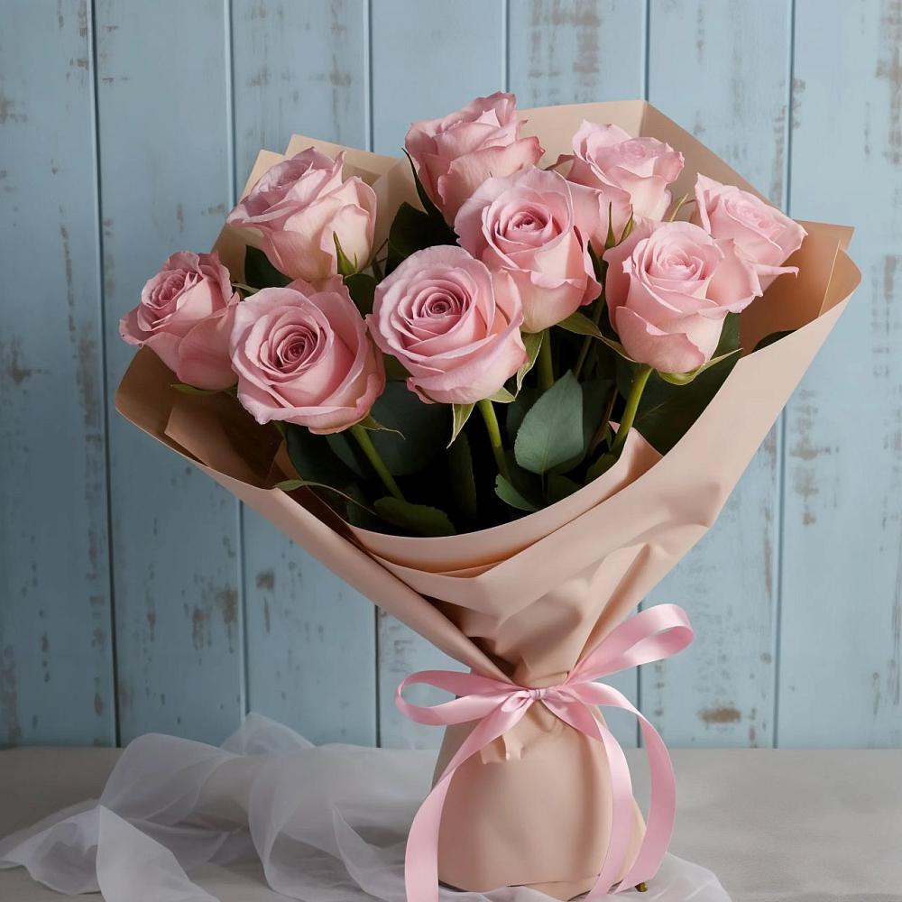 Букет цветов из: Розы в Авангард