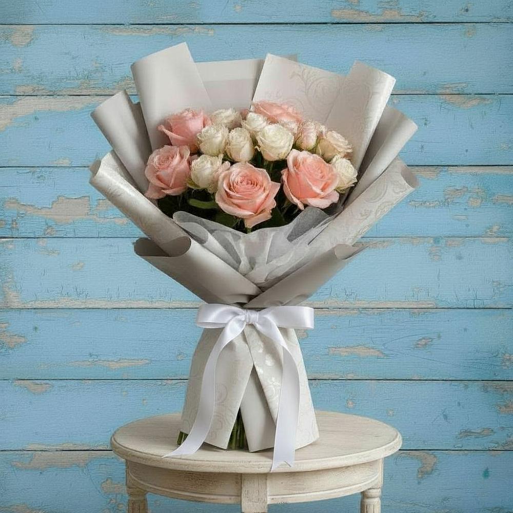 Букет цветов из: Розы в Авангард