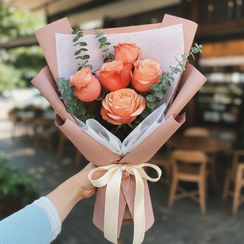 Букет цветов из: Розы в Авангард