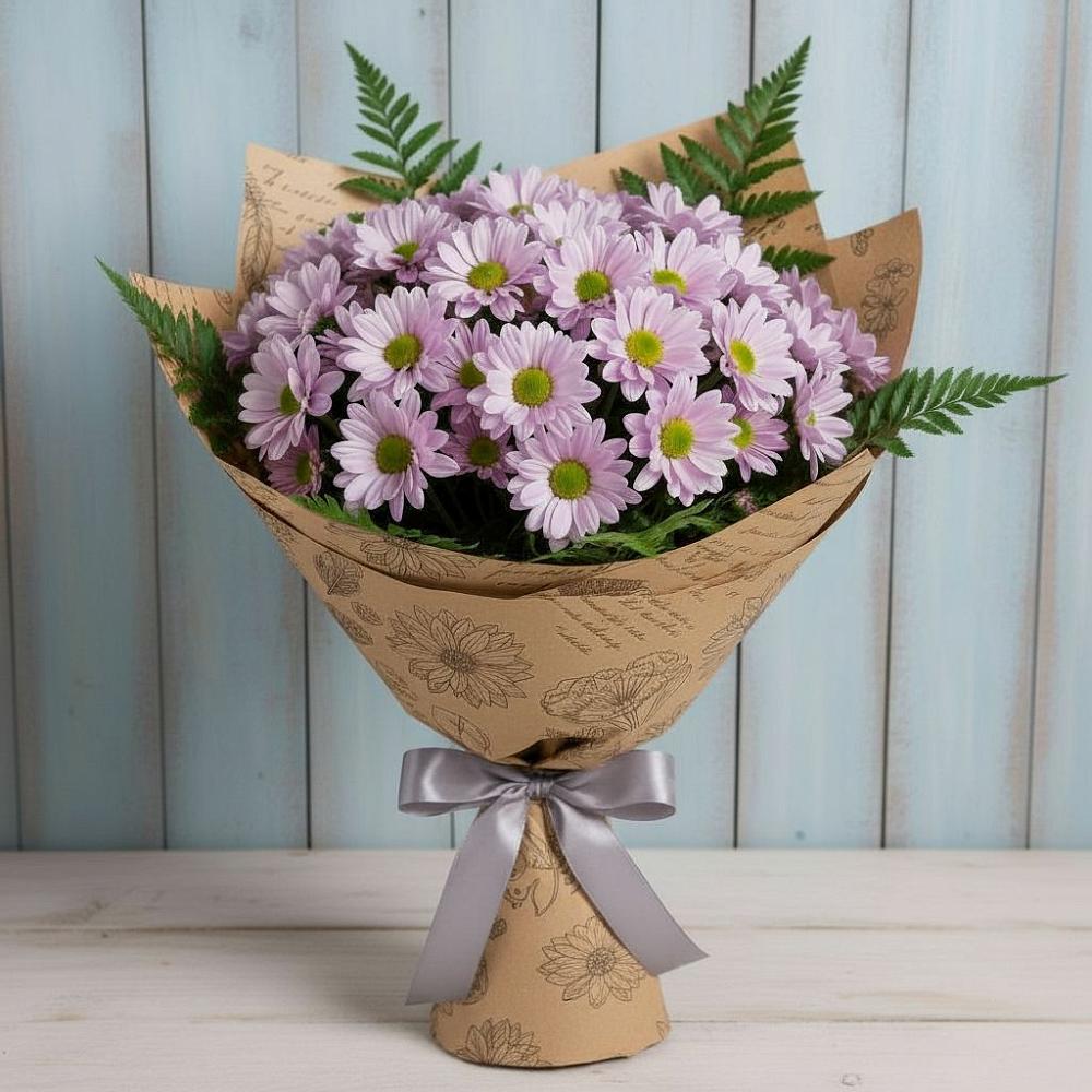 Букет цветов из: Хризантемы в Авангард