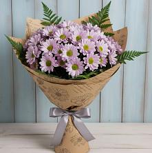 Букет цветов из:  Хризантемы в Авангард