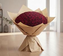 Букет 101 Красная роза в Авангард