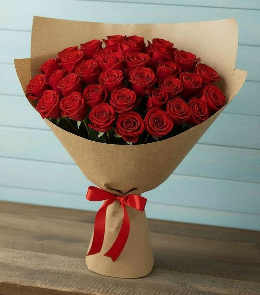 Букет Красные розы Милано в Авангард