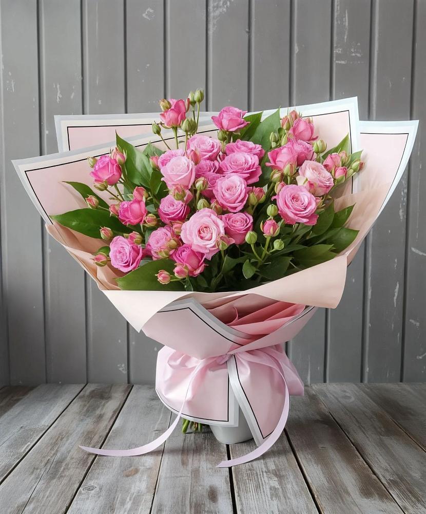 Букет Розовый кустик в Авангард