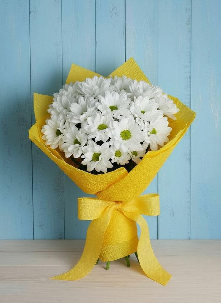 Букет цветов из: Хризантемы в Авангард