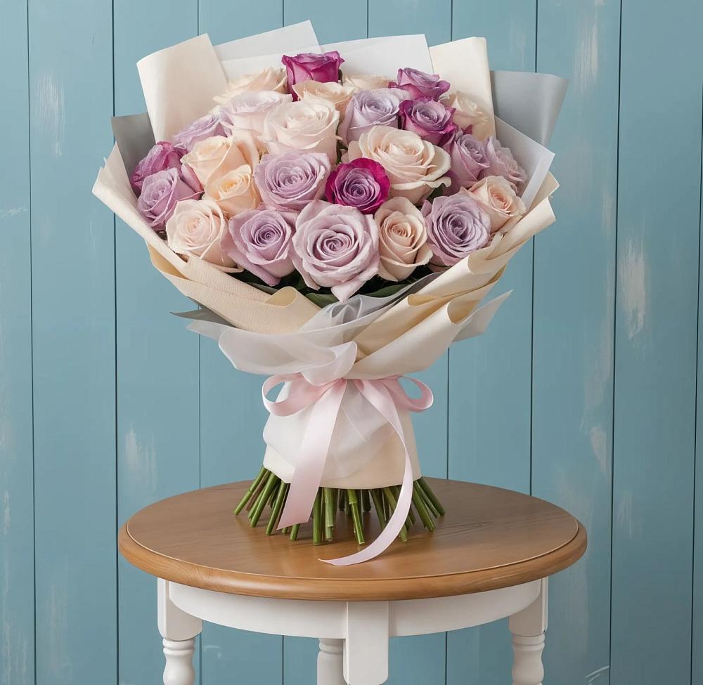 Букет цветов из: Розы в Авангард