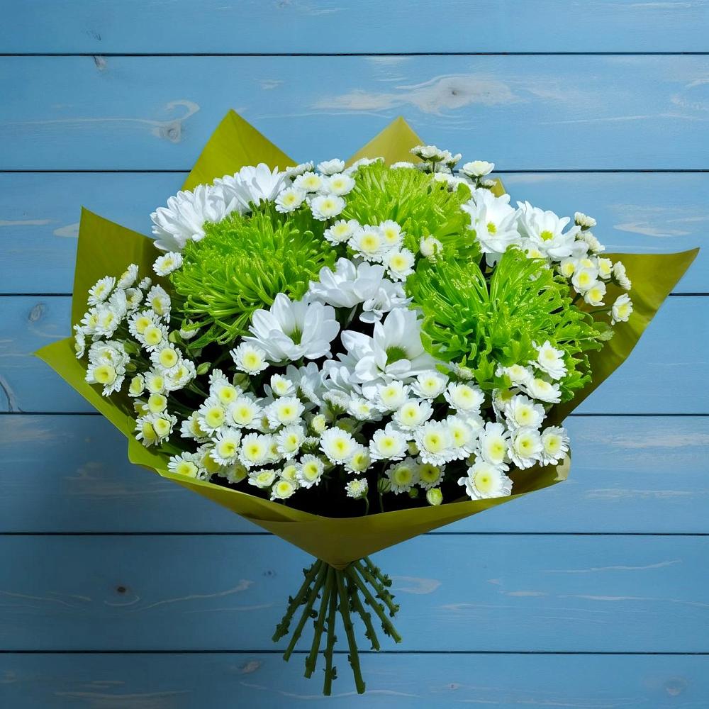 Букет цветов из: Хризантемы в Авангард