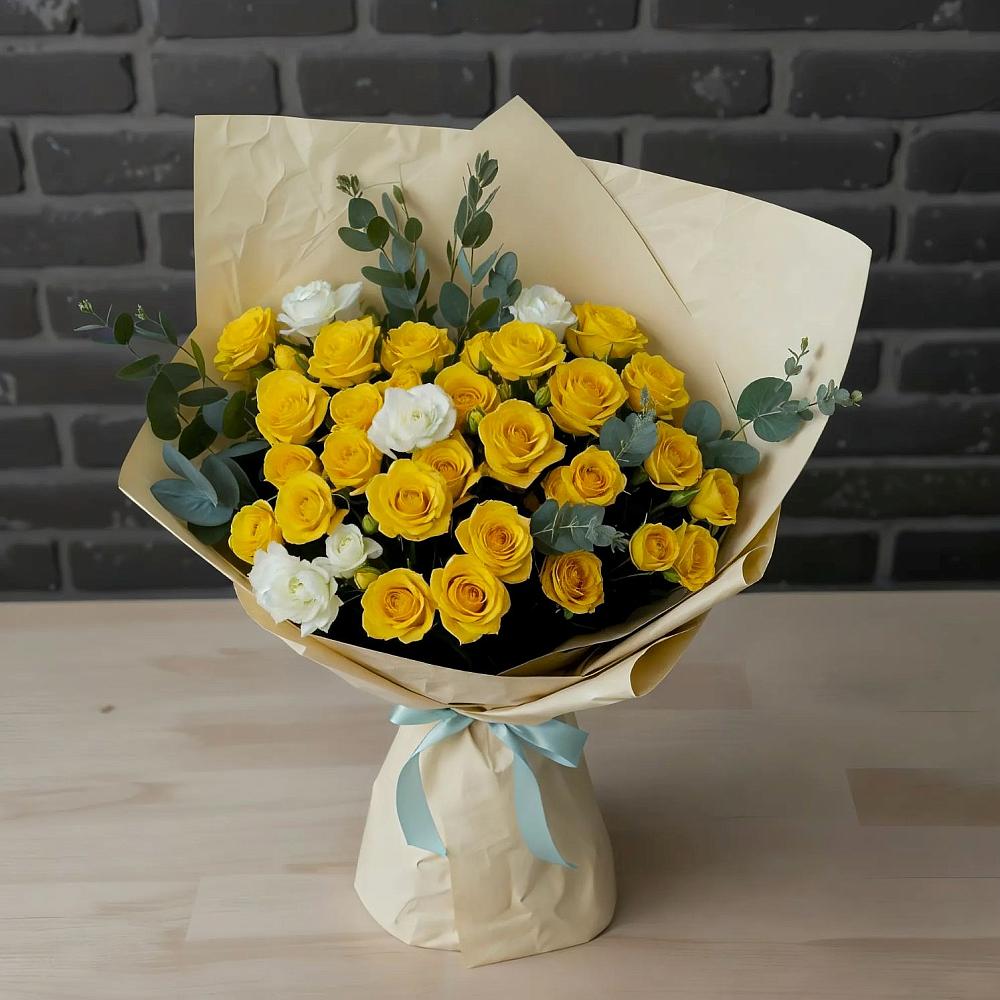 Букет цветов из: Розы в Авангард