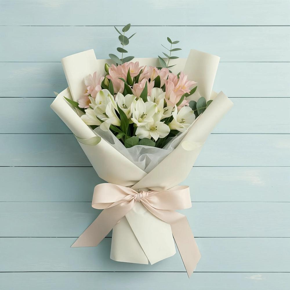 Букет цветов из: Альстромерии в Авангард