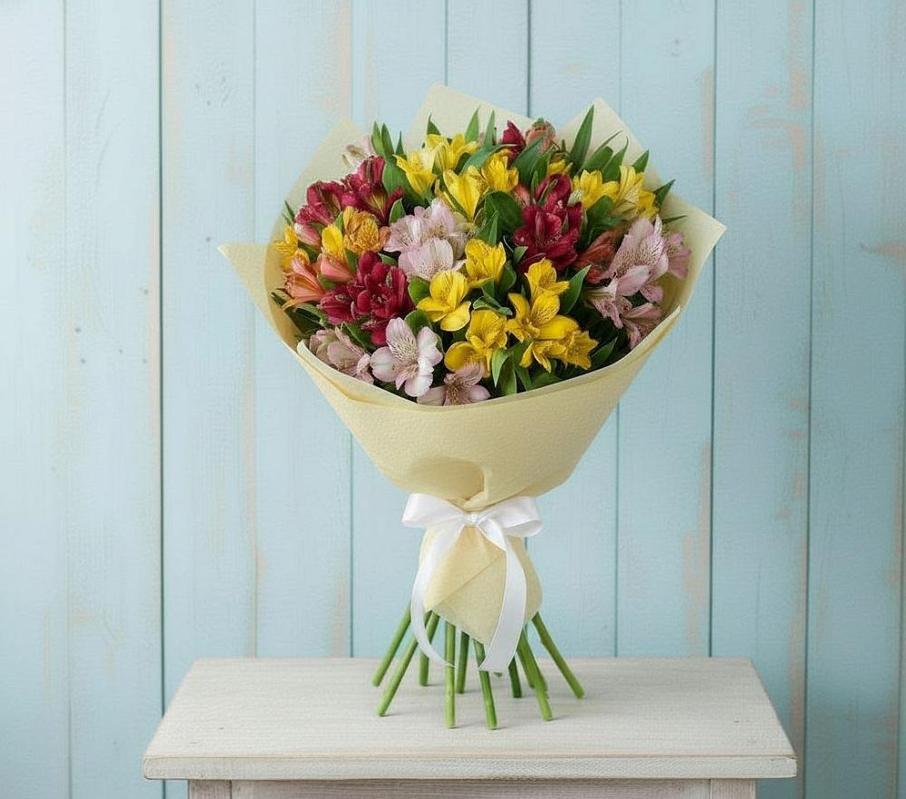 Букет цветов из: Альстромерии в Авангард