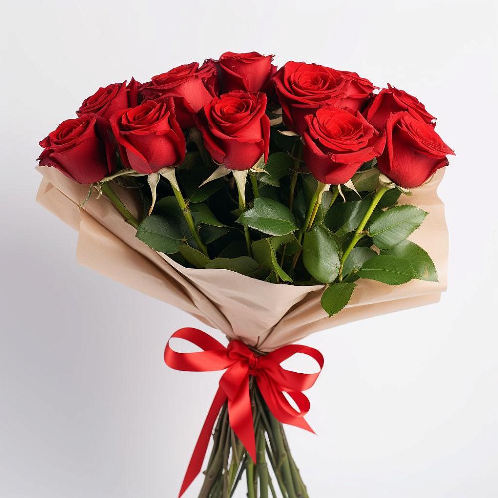 Букет 11 Красных роз Эдлесс Лав в Авангард