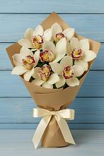 Букет цветов из:  Орхидеи и Розы в Авангард