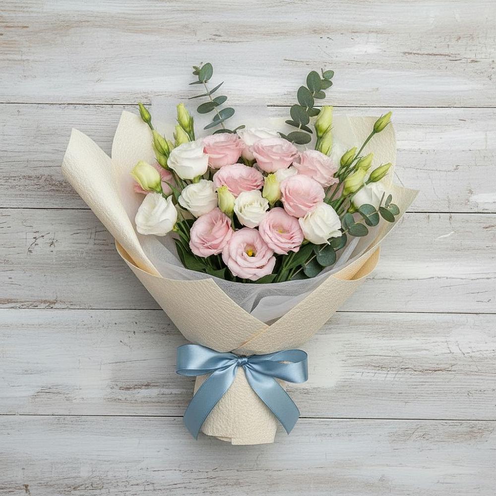 Букет цветов из: Лизиантусы в Авангард