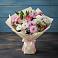 Букет цветов из: Хризантемы, Альстромерии и Розы в Авангард